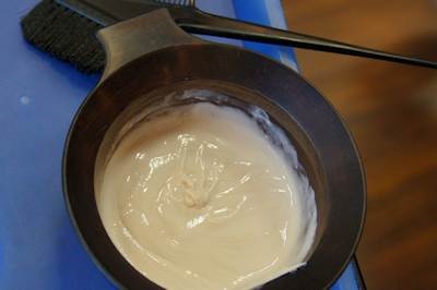 エリート美容室様でのアルカリカラーとヘナ相性実験