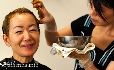 Sojat Henna Care�@�T�t�����I�����W��u���Ă����܂�